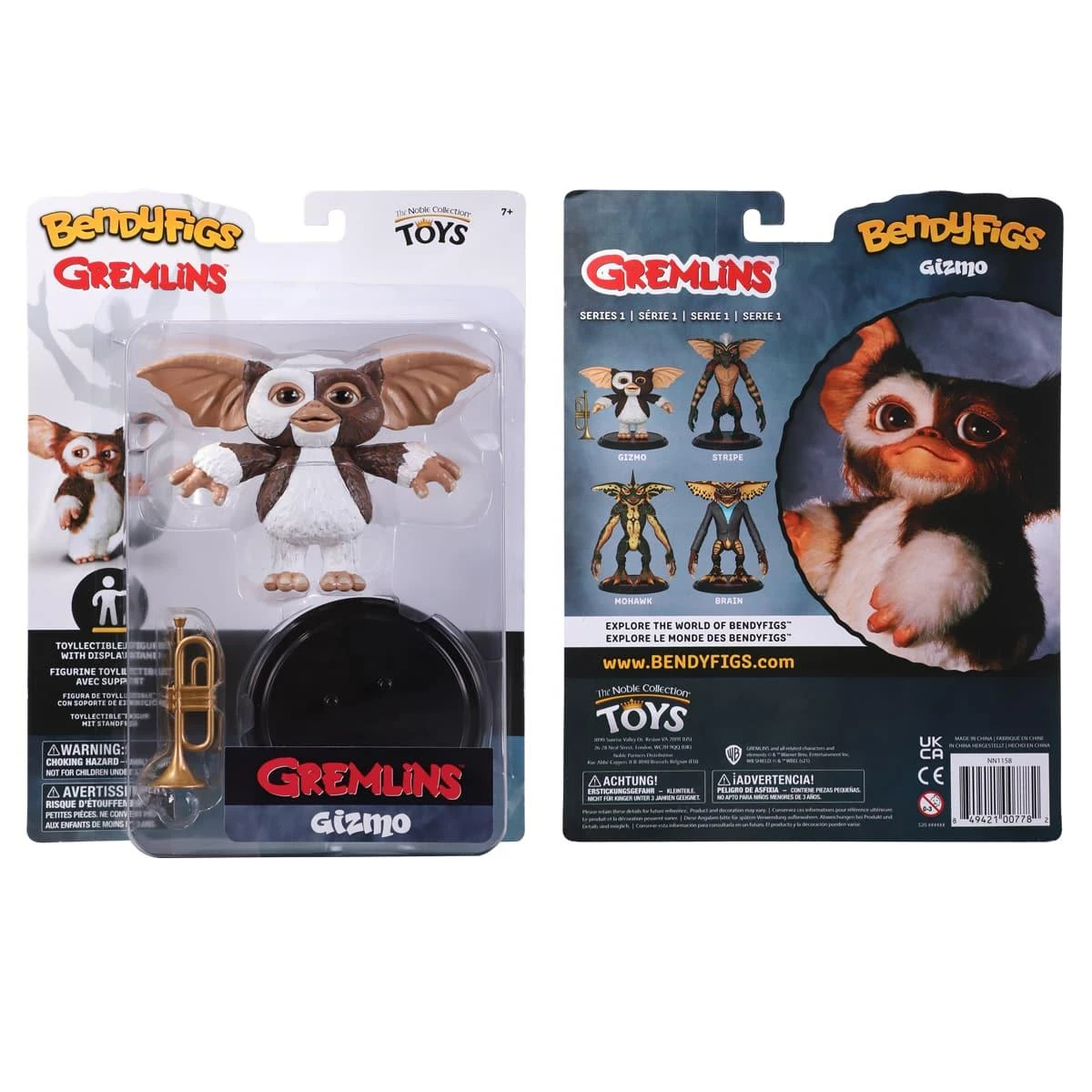 Noble Collection Gremlins Bendyfigs Action Figure - Gizmo - Image 3