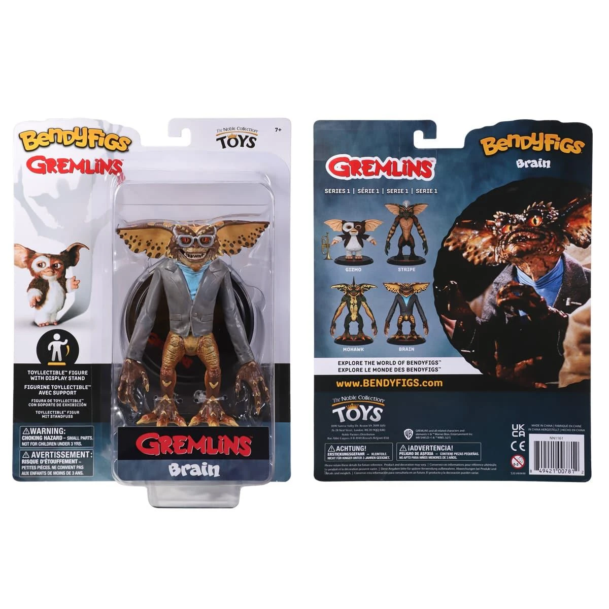 Noble Collection Gremlins Bendyfigs Action Figure - Brain - Image 3