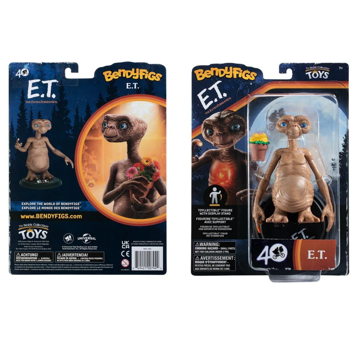 Noble Collection ET Bendyfigs Action Figure - E.T. - Image 3
