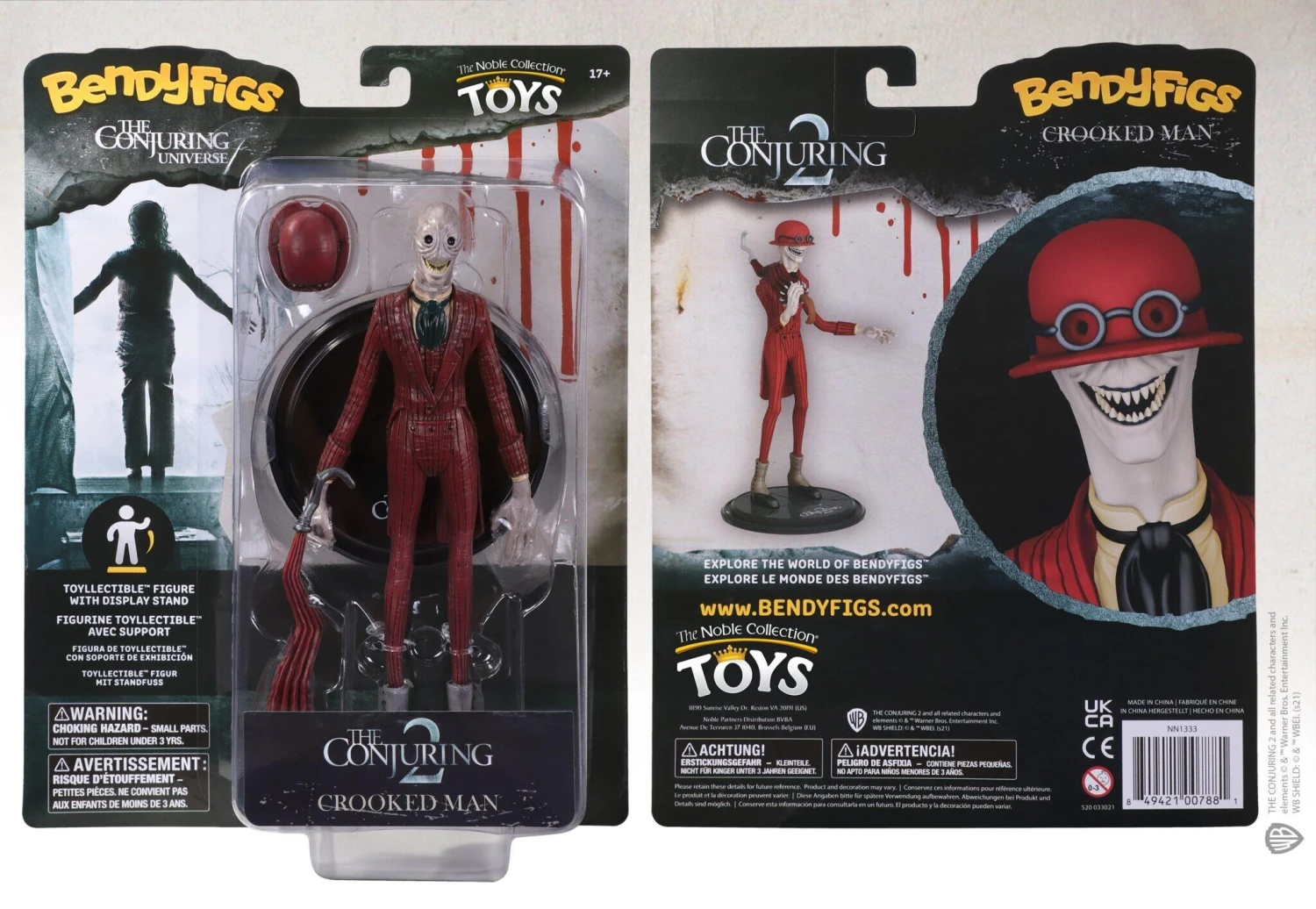 Noble Collection The Conjuring Bendyfigs Action Figure - The Crooked Man - Image 2