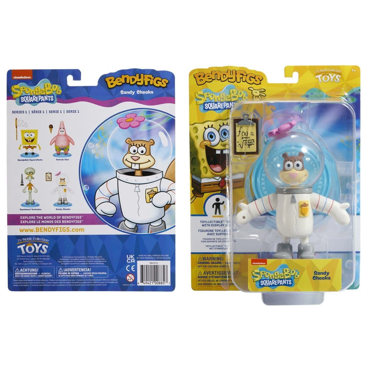 Noble Collection Spongebob Bendyfigs Action Figure - Sandy Cheeks - Image 3