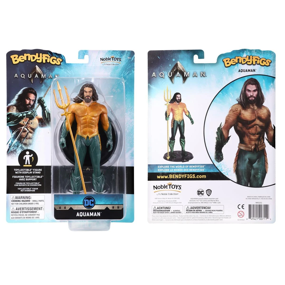 Noble Collection Aquaman Bendyfigs Action Figure - Aquaman - Image 3