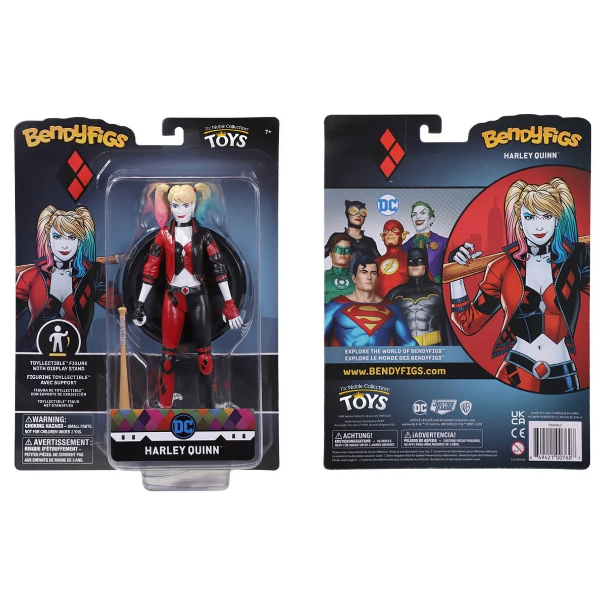 Noble Collection DC Bendyfigs Action Figure - Harley Quinn Rebirth - Image 3