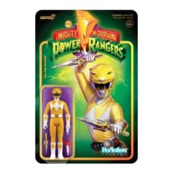 SUPER7 Power Rangers ReAction Action Figure Wave 3 - Yellow Ranger
