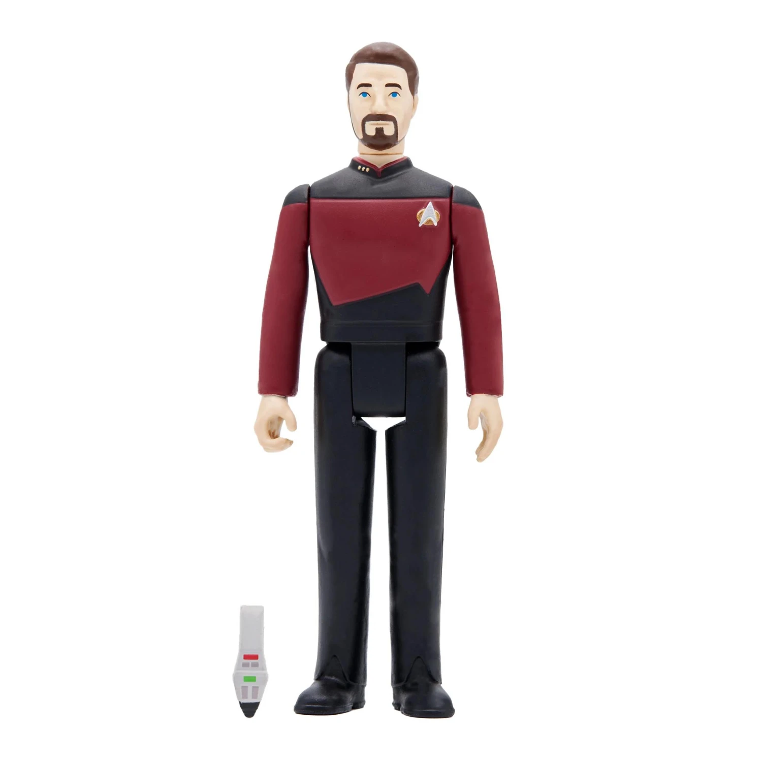 SUPER7 Star Trek: The Next Generation ReAction Action Figure Wave 2 - Commander Riker - Image 2