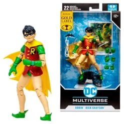 McFarlane DC Multiverse 7 Inch Action Figure - Robin (Dick Grayson) (Gold Label)