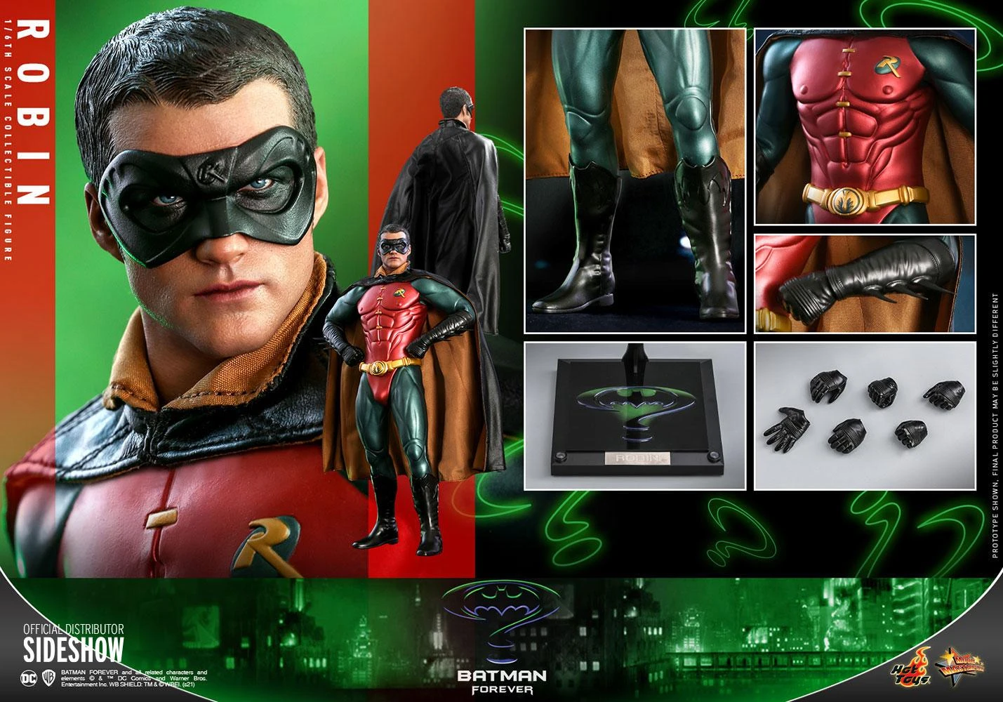 Robin - Batman Forever Hot Toys Collectibles 1/6 Scale Action Figure - Image 7