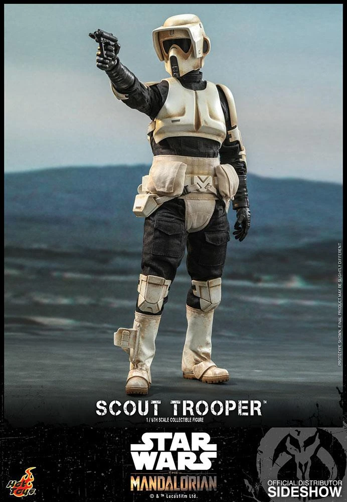 Imperial Scout Trooper (Mandalorian) - Star Wars Hot Toys Collectibles 1/6 Scale Action Figure