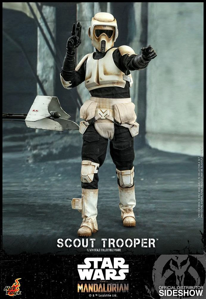 Imperial Scout Trooper (Mandalorian) - Star Wars Hot Toys Collectibles 1/6 Scale Action Figure - Image 2