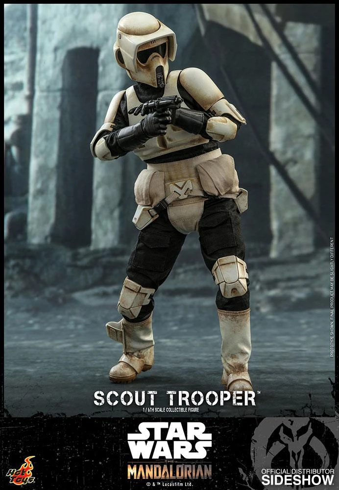 Imperial Scout Trooper (Mandalorian) - Star Wars Hot Toys Collectibles 1/6 Scale Action Figure - Image 3