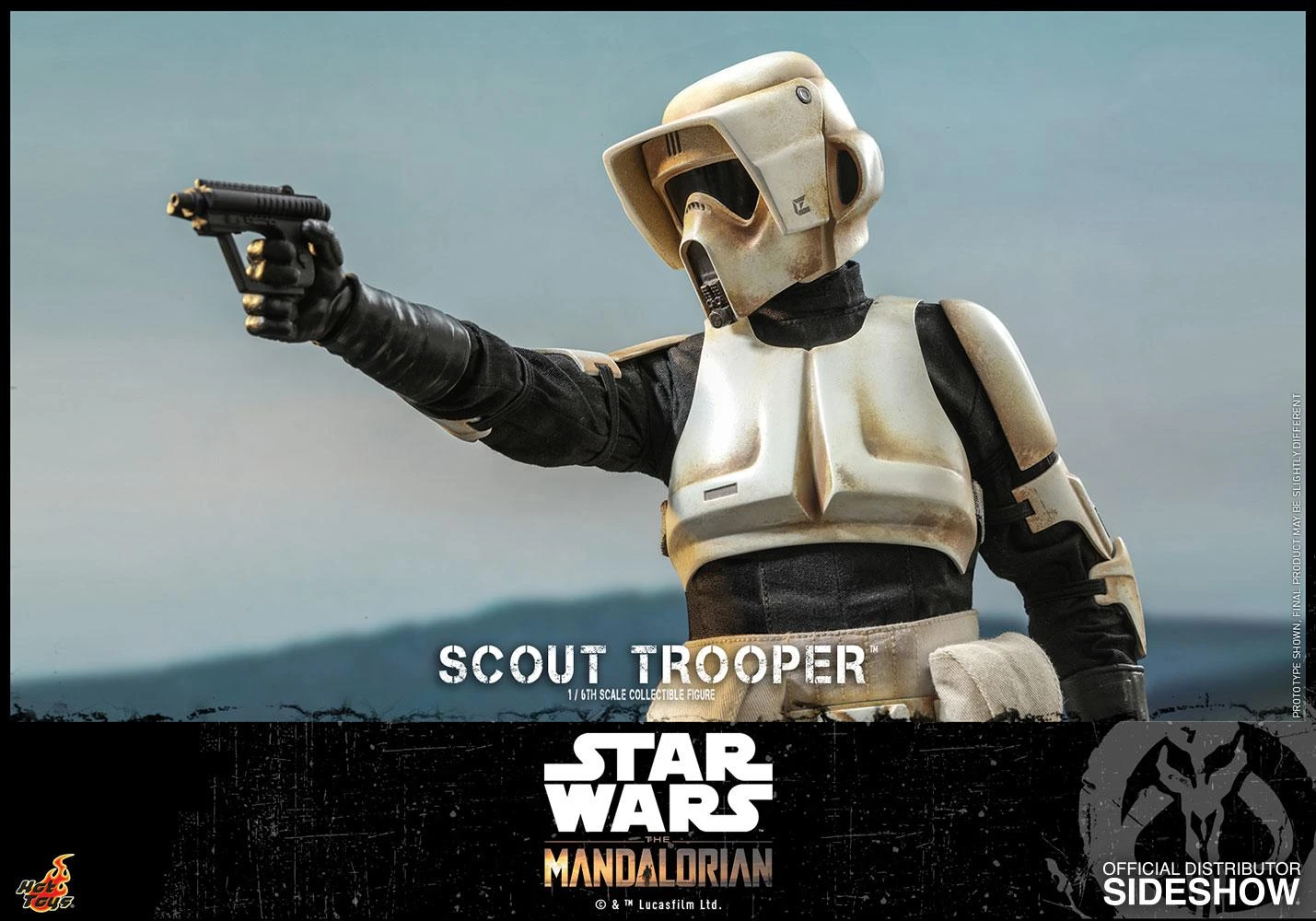 Imperial Scout Trooper (Mandalorian) - Star Wars Hot Toys Collectibles 1/6 Scale Action Figure - Image 5