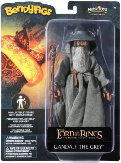 Noble Collection Lord Of The Rings Bendyfigs Action Figure - Gandalf The Grey