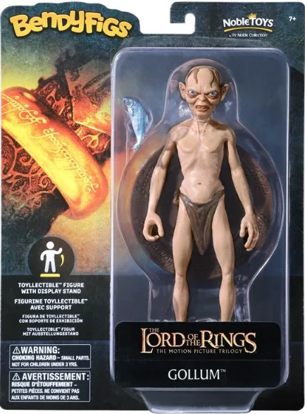 Noble Collection Lord Of The Rings Bendyfigs Action Figure - Gollum