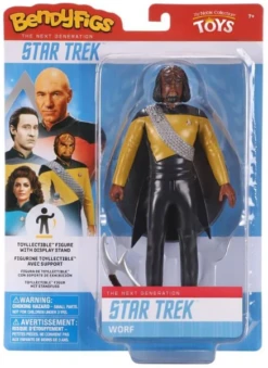 Noble Collection Star Trek: The Next Generation Bendyfigs Action Figure - Worf
