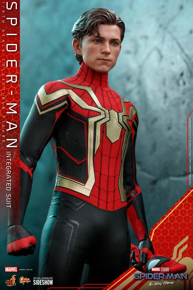 Spider-Man Intergrated Suit - Spider-Man Far From Home - Marvel Hot Toys Collectibles 1/6 Scale Action Figure - Image 6