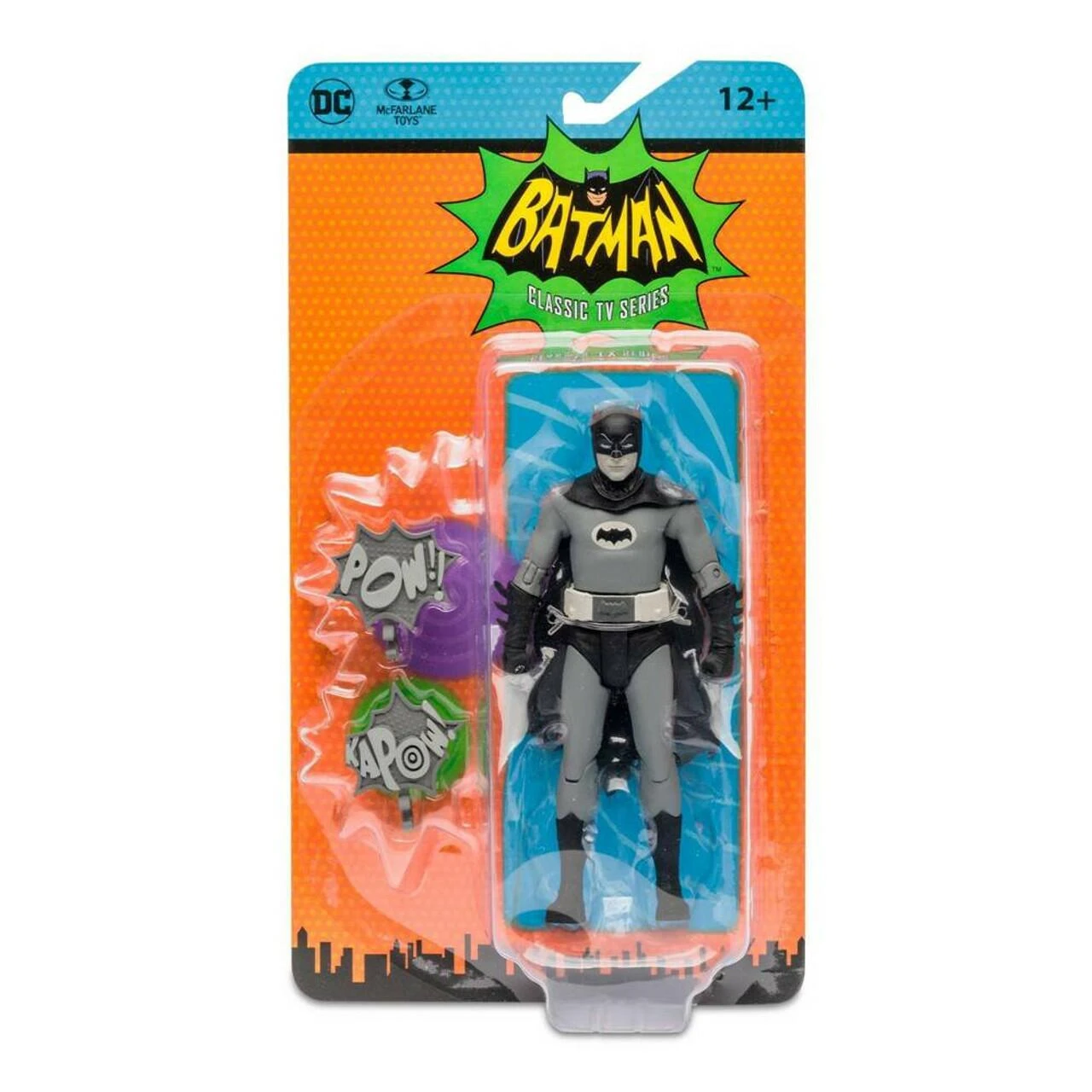 McFarlane DC Retro Batman 66 Action Figure Wave 4 - Batman (Black & White)