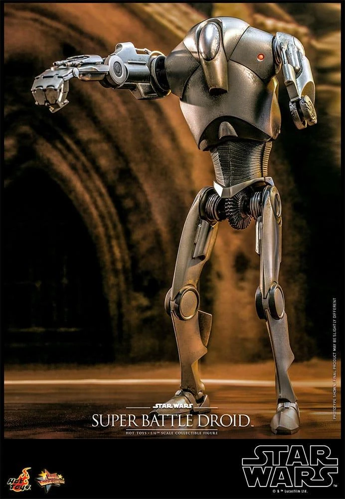 *PRE-ORDER B2 Super Battle Droid- Star Wars: Attack Of The Clones 20th Anniversary Hot Toys Collectibles 1/6 Scale Action Figure - Image 3