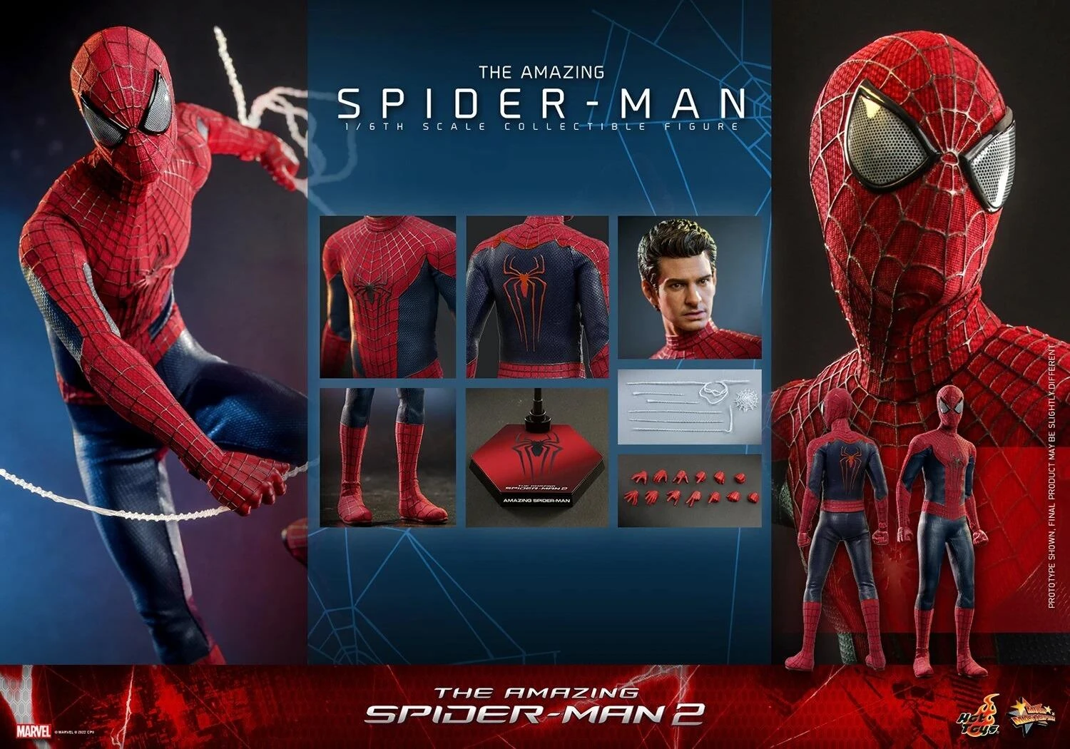 *PRE-ORDER Spider-Man - The Amazing Spider-Man 2 Marvel Hot Toys Collectibles 1/6 Scale Action Figure - Image 9