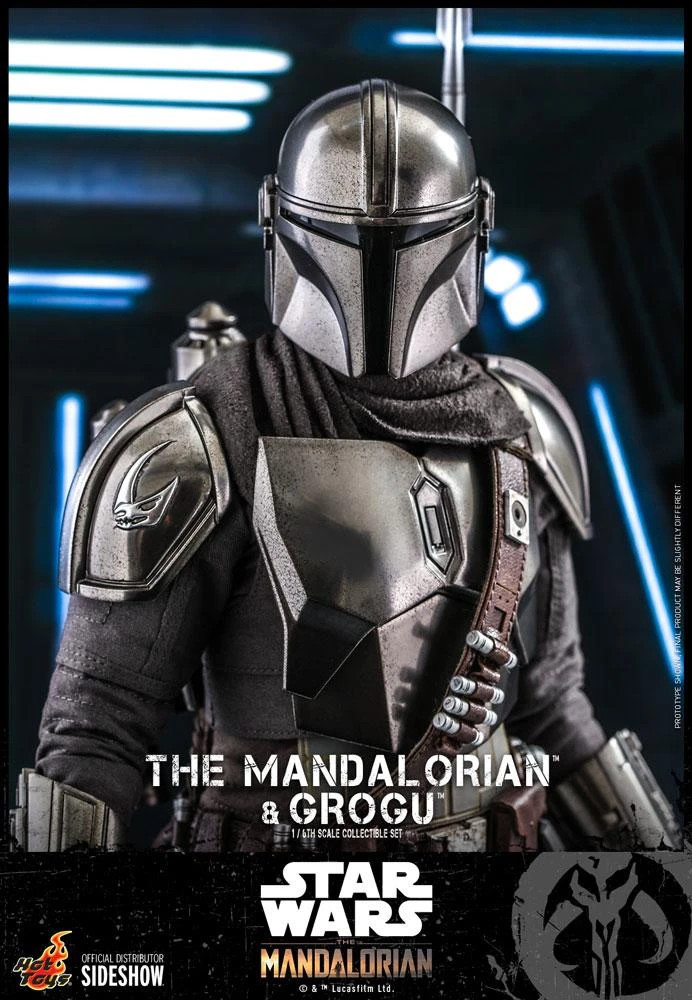 The Mandalorian And Grogu - Star Wars Hot Toys Collectibles 1/6 Scale Action Figure - Image 3