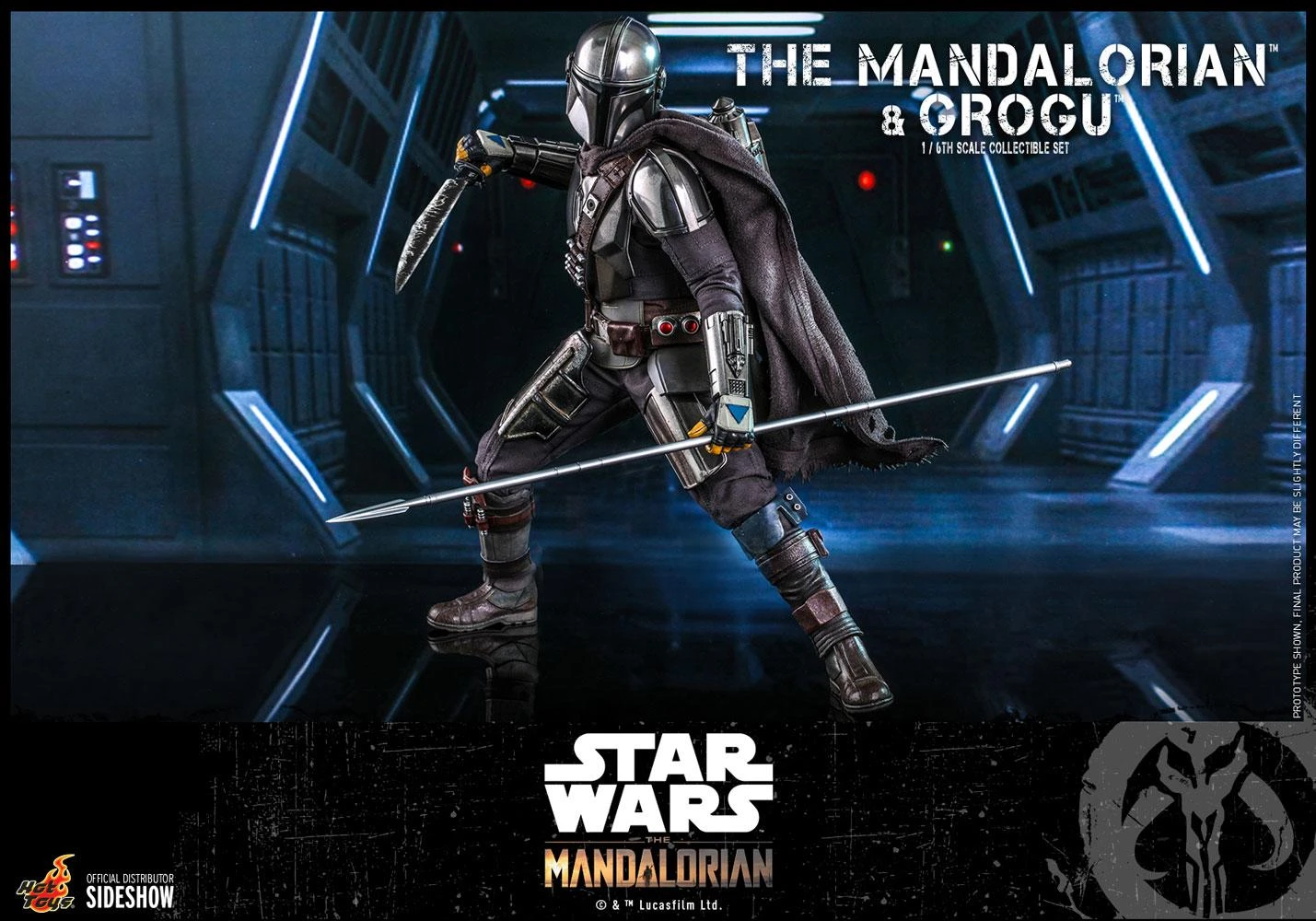 The Mandalorian And Grogu - Star Wars Hot Toys Collectibles 1/6 Scale Action Figure - Image 8