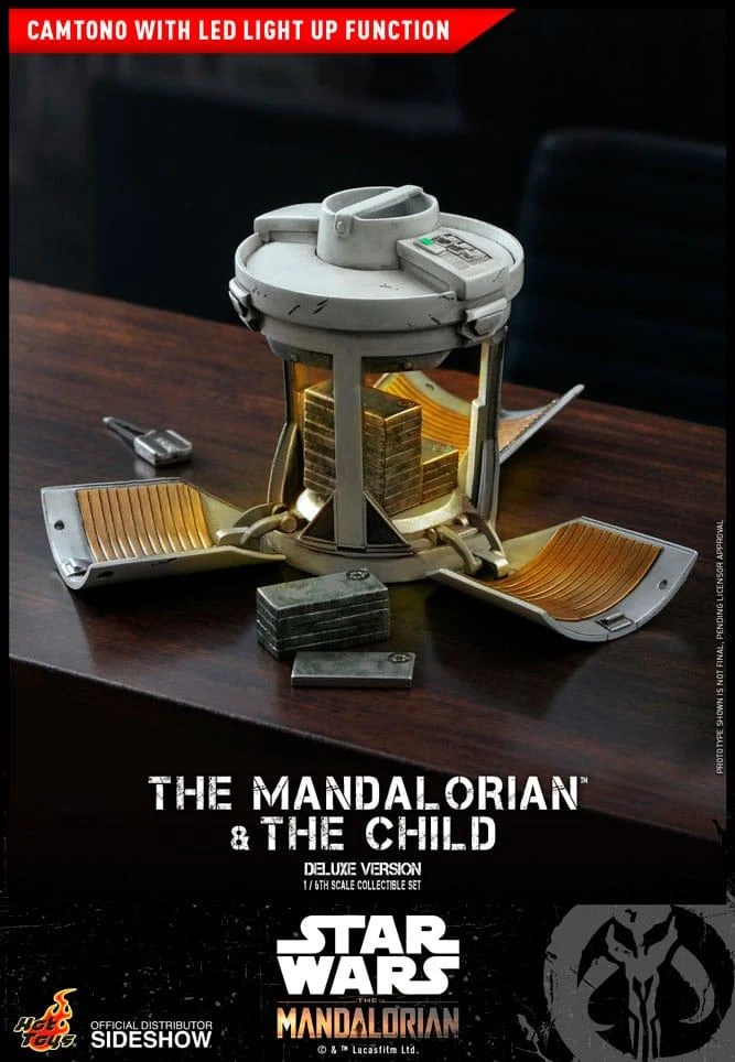 The Mandalorian And The Child (Deluxe) Figure Set- Star Wars Hot Toys Collectibles 1/6 Scale Action Figure - Image 5