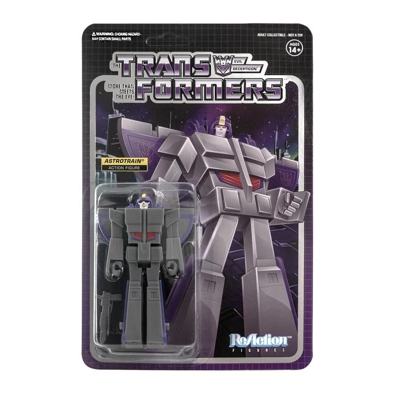 SUPER7 Transformers ReAction Action Figure Wave 2 - Astrotrain