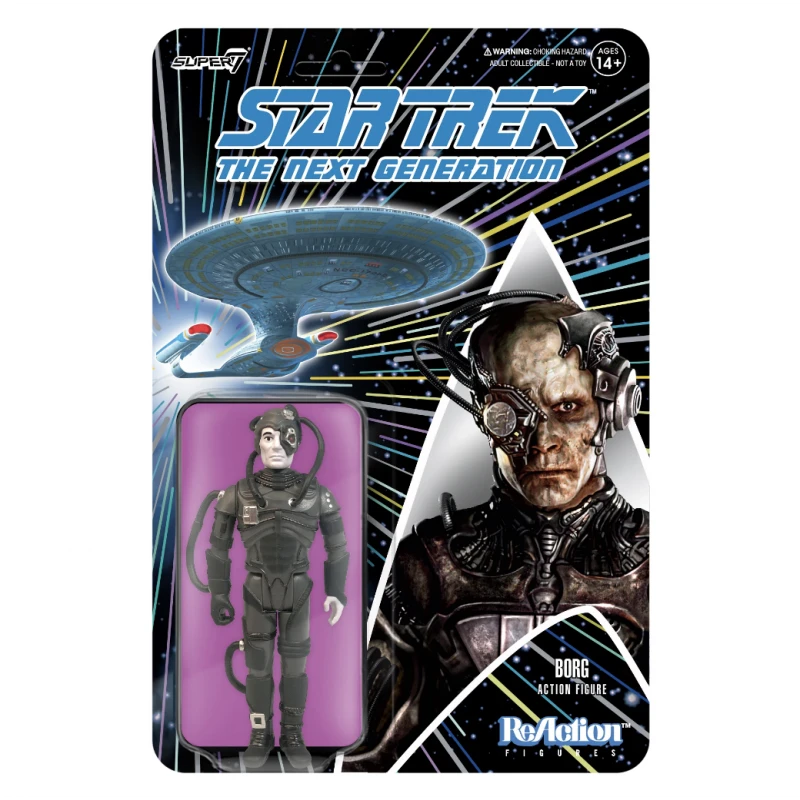 SUPER7 Star Trek: The Next Generation ReAction Action Figure Wave 1 - Borg
