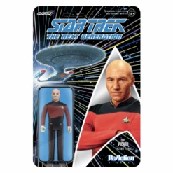 SUPER7 Star Trek: The Next Generation ReAction Action Figure Wave 1 - Captain Picard