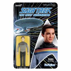 SUPER7 Star Trek: The Next Generation ReAction Action Figure Wave 1 - Wesley Crusher