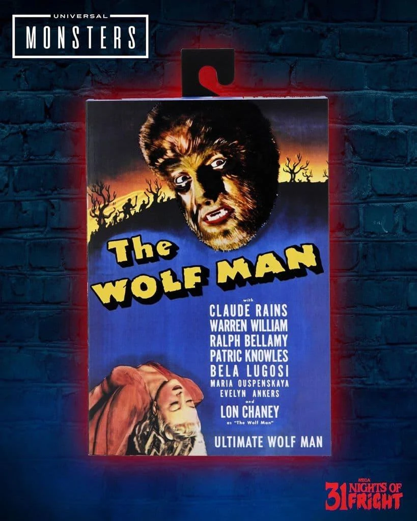 NECA The Wolf Man 7" Inch Action Figure - Ultimate Wolf Man - Image 2