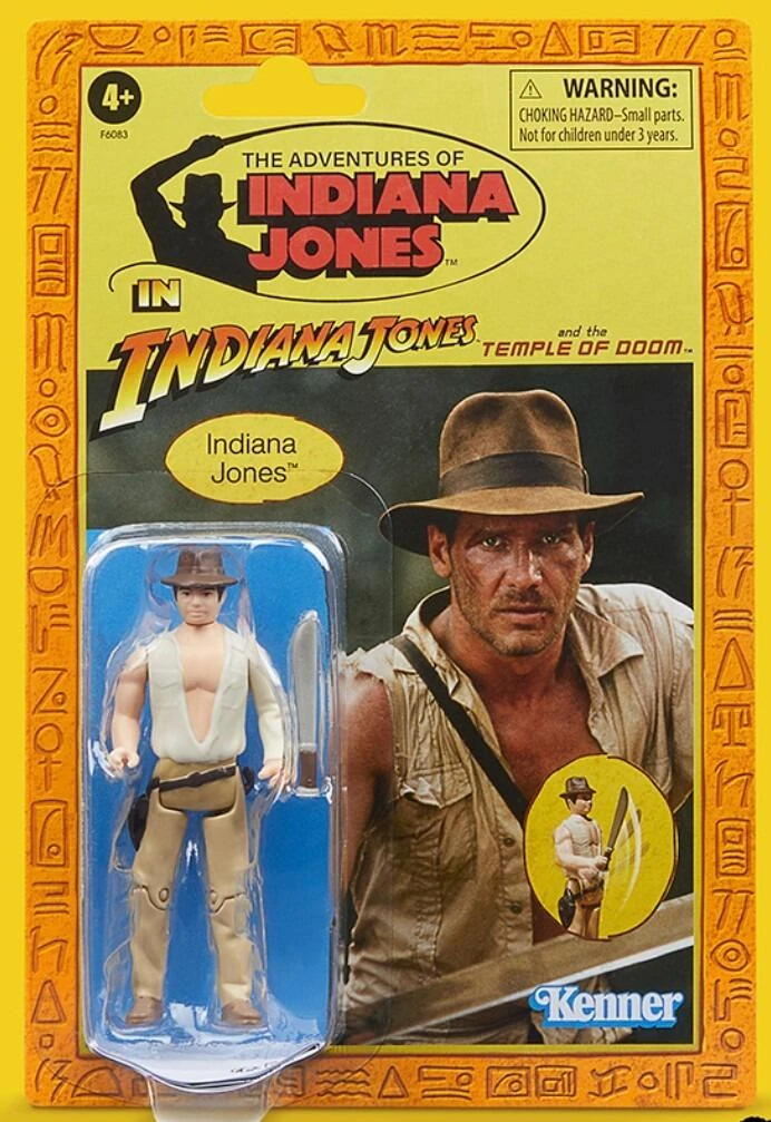 Hasbro Indiana Jones Retro 3.75 Inch Action Figure - Indiana Jones (Temple Of Doom)